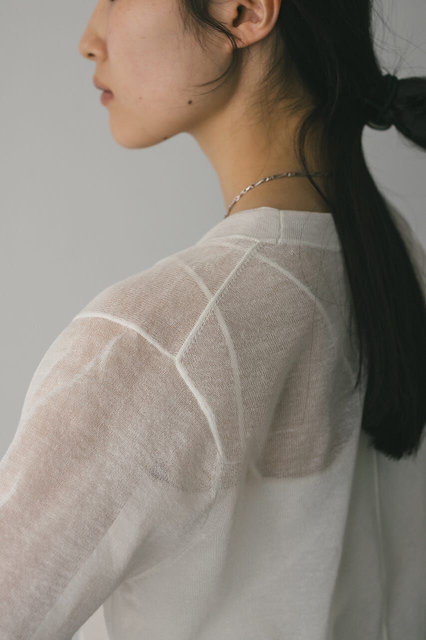 STYLEMIXER「ウォッシャブルリネンニットT」|ニット・セーター|