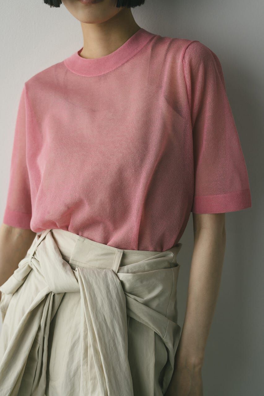 STYLEMIXER「ウォッシャブルリネンニットT」|ニット・セーター|