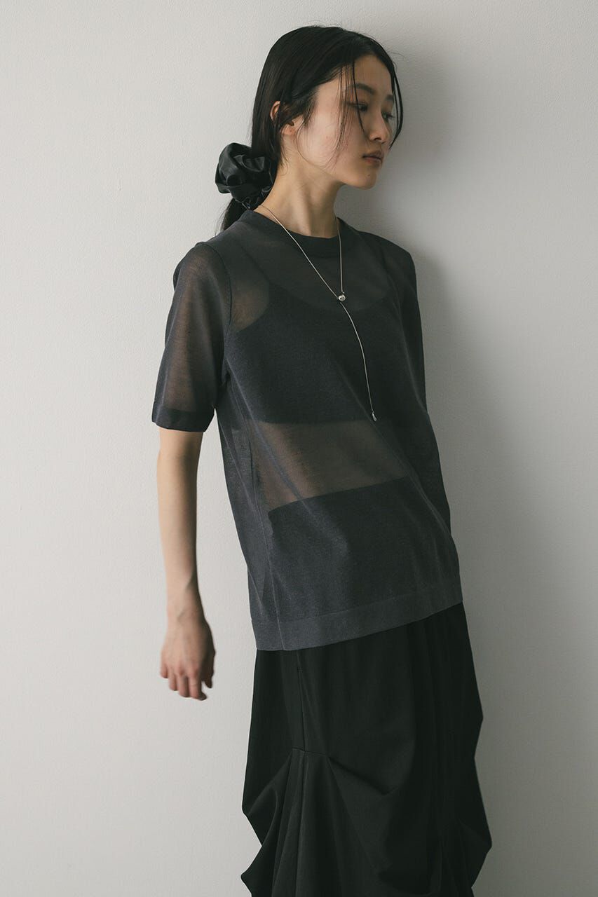 STYLEMIXER「ウォッシャブルリネンニットT」|ニット・セーター|