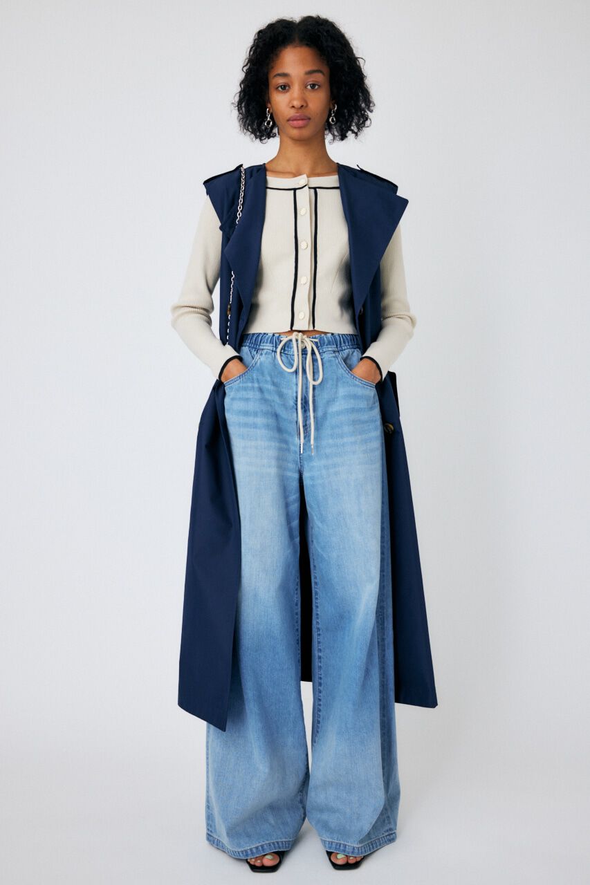 MOUSSY「SLEEVELESS トレンチ コート」|その他|