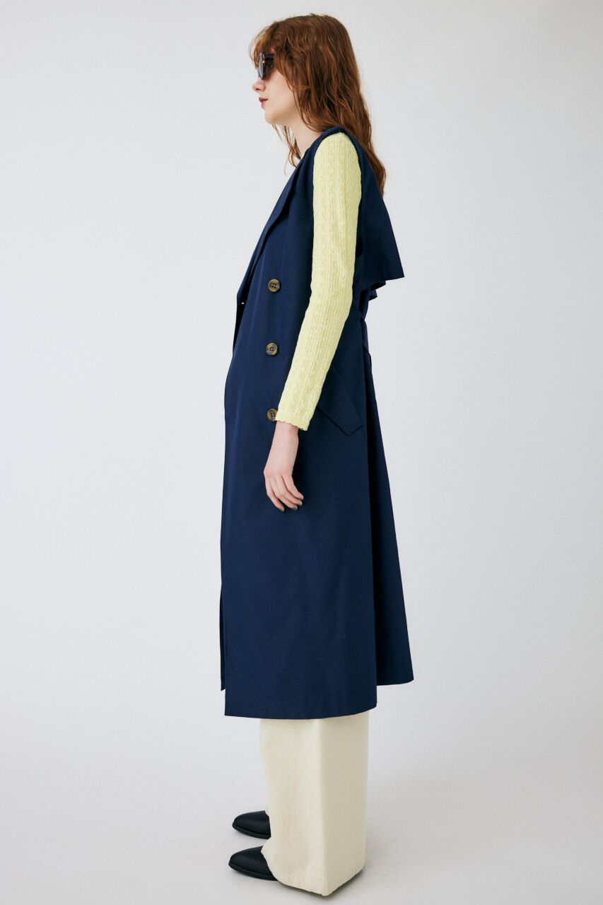 MOUSSY「SLEEVELESS トレンチ コート」|その他|