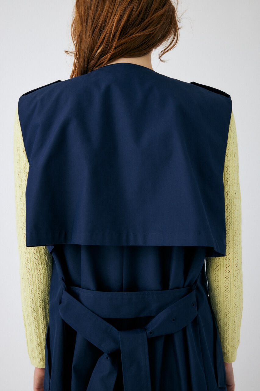 MOUSSY「SLEEVELESS トレンチ コート」|その他|