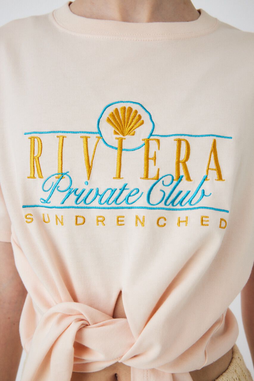 MOUSSY「RIVIERA EMBROIDERY Tシャツ」|シャツ・ブラウス|