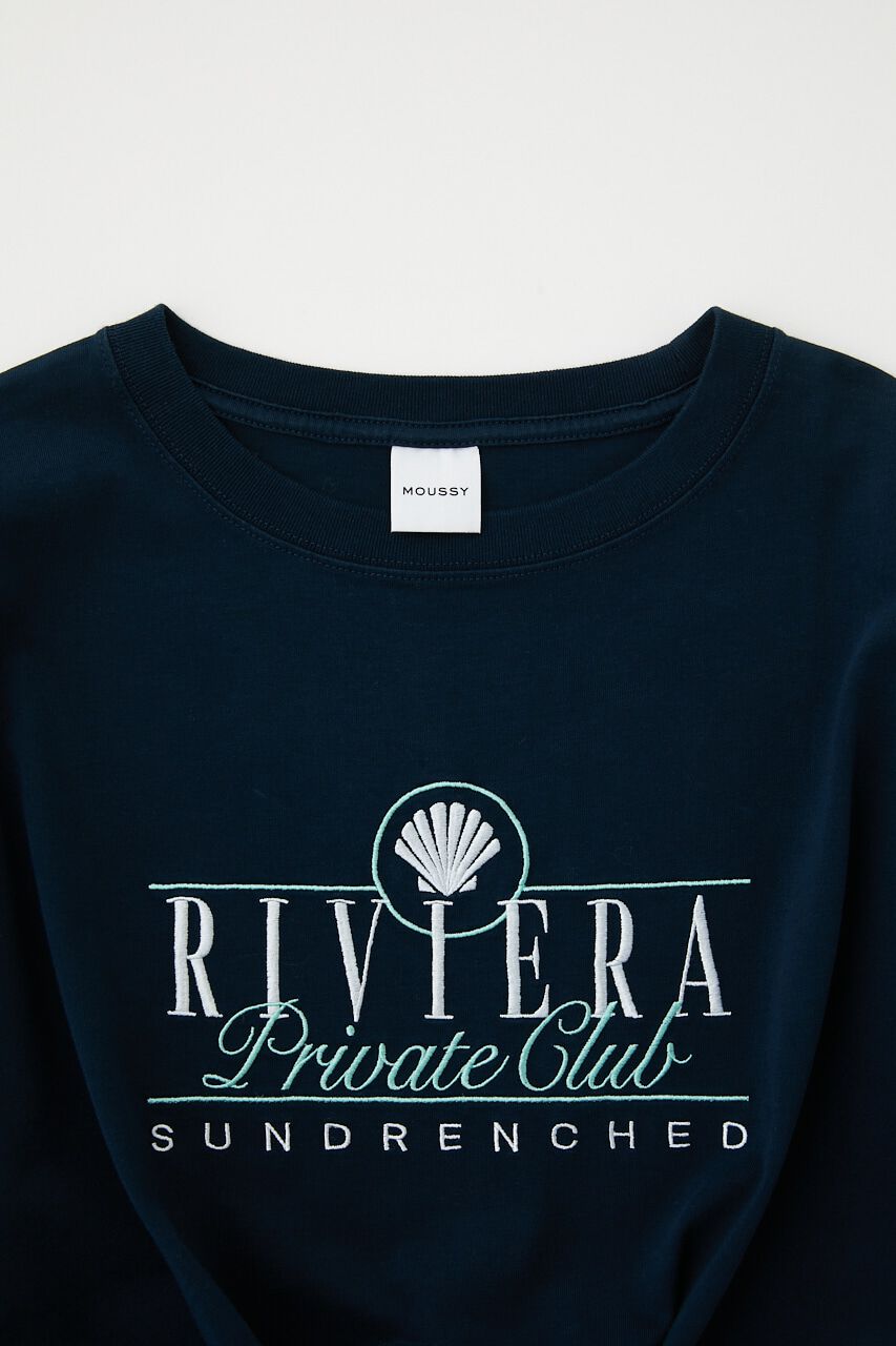 MOUSSY「RIVIERA EMBROIDERY Tシャツ」|シャツ・ブラウス|