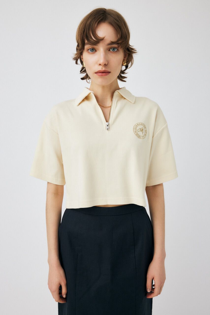 MOUSSY「PIGMENT SHORT HALF ZIP Tシャツ」|Tシャツ・カットソー|IVOY3