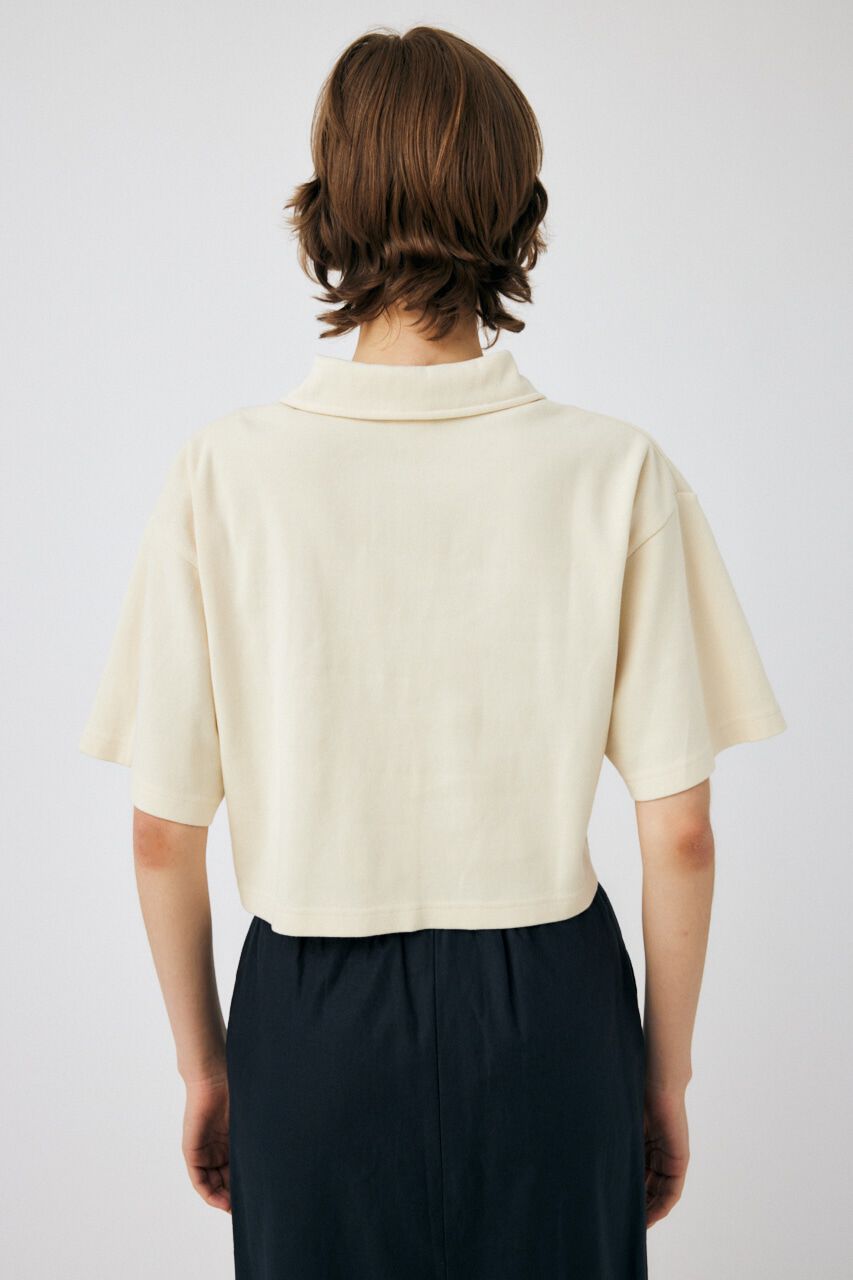 MOUSSY「PIGMENT SHORT HALF ZIP Tシャツ」|Tシャツ・カットソー|