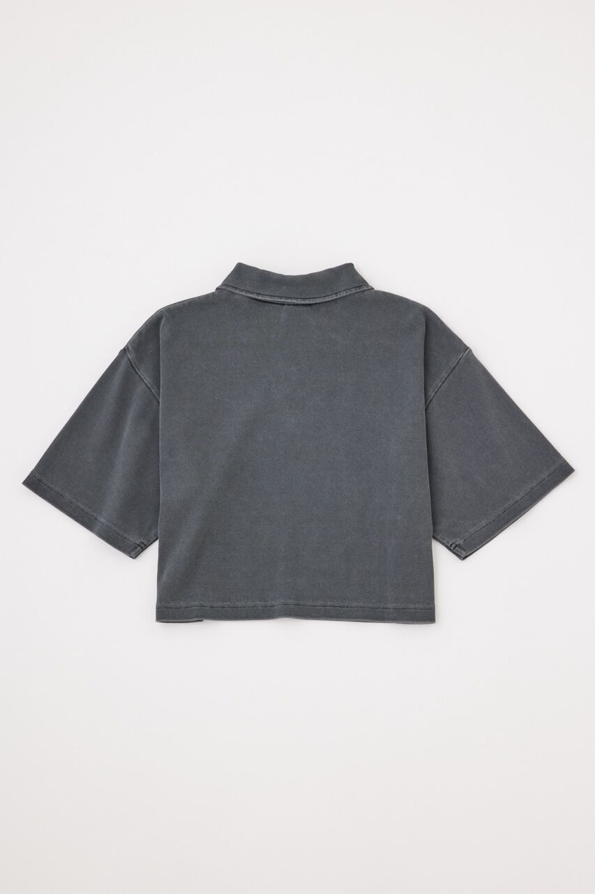 MOUSSY「PIGMENT SHORT HALF ZIP Tシャツ」|Tシャツ・カットソー|
