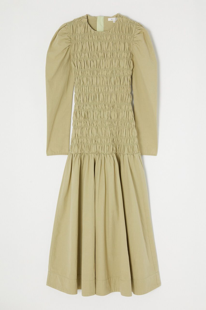 MOUSSY「SHIRRING GATHER ドレス」|ワンピース|
