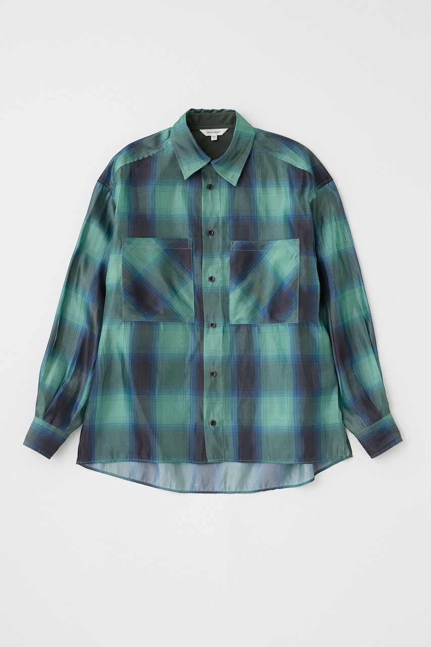 MOUSSY「MIX CHECK ルーズシャツ」|シャツ・ブラウス|