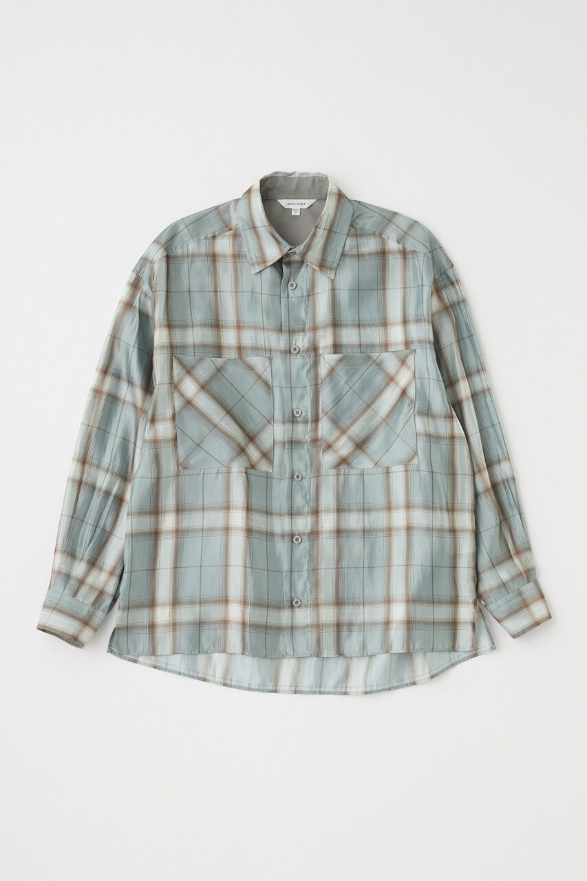 MOUSSY「MIX CHECK ルーズシャツ」|シャツ・ブラウス|