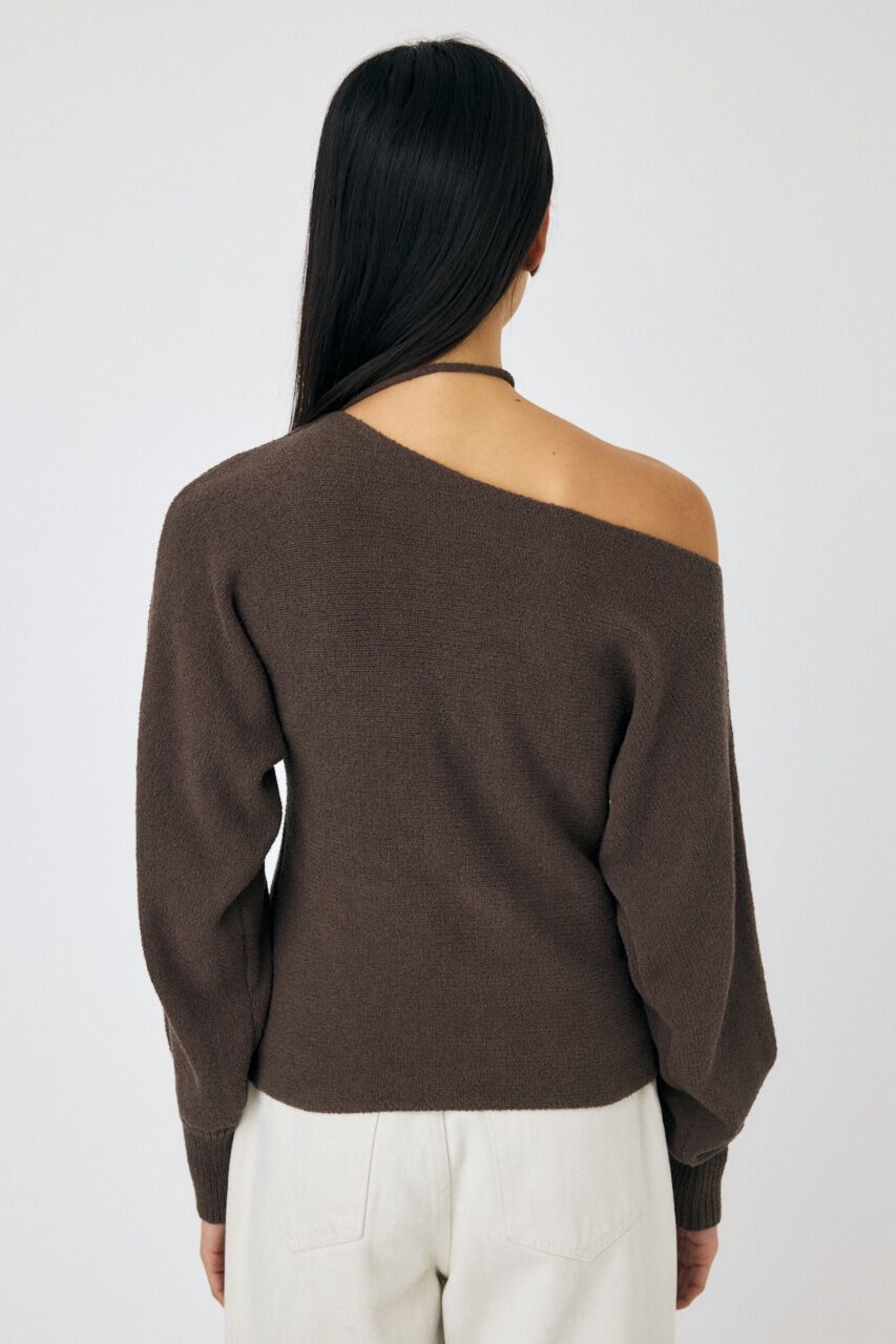 MOUSSY「ONE SHOULDER ニットトップス」|ニット・セーター|
