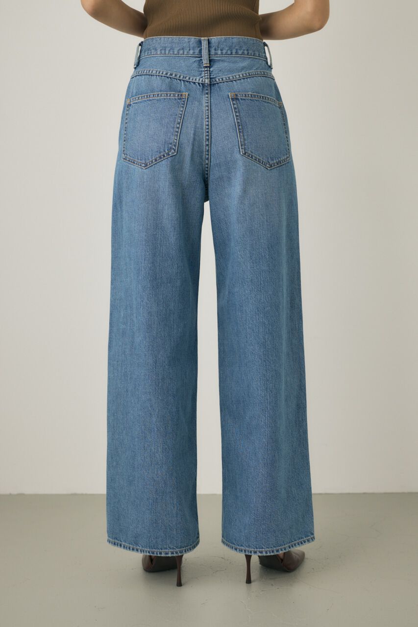 MOUSSY「ルーズストレートデニムパンツ　オーガニックコットン使用」|デニム|