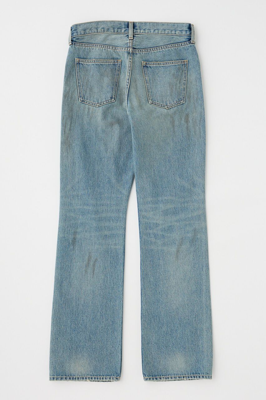 MOUSSY「BRUSHED STRAIGHT フレアデニム」|デニム|