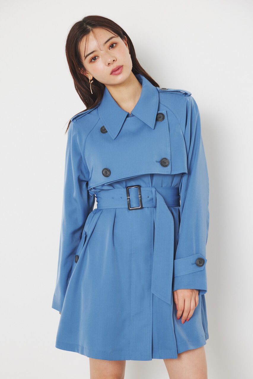 rienda「＃ジェラートトレンチ ミニコート」|その他|BLU