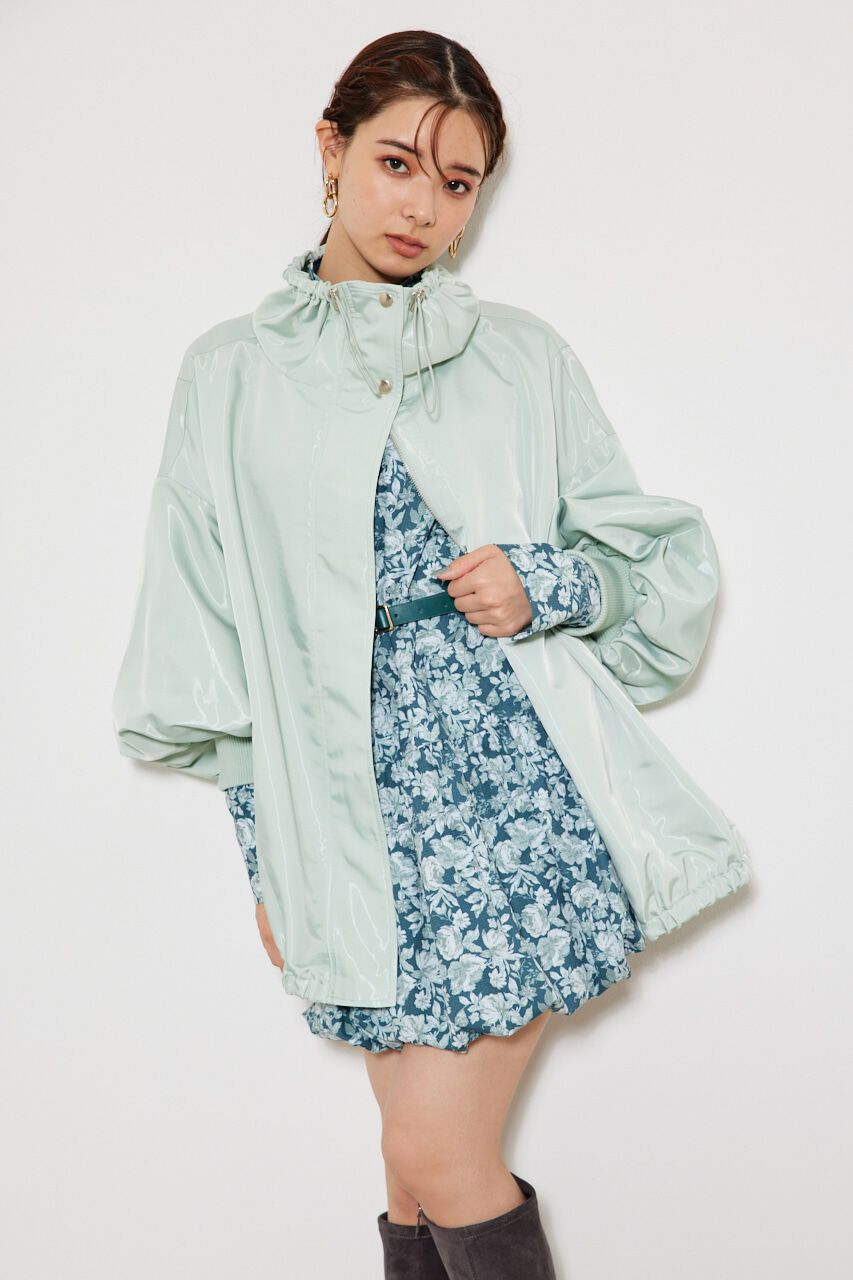 rienda「ドローストリングNCオーバーBZ」|ブルゾン・スタジャン|MINT