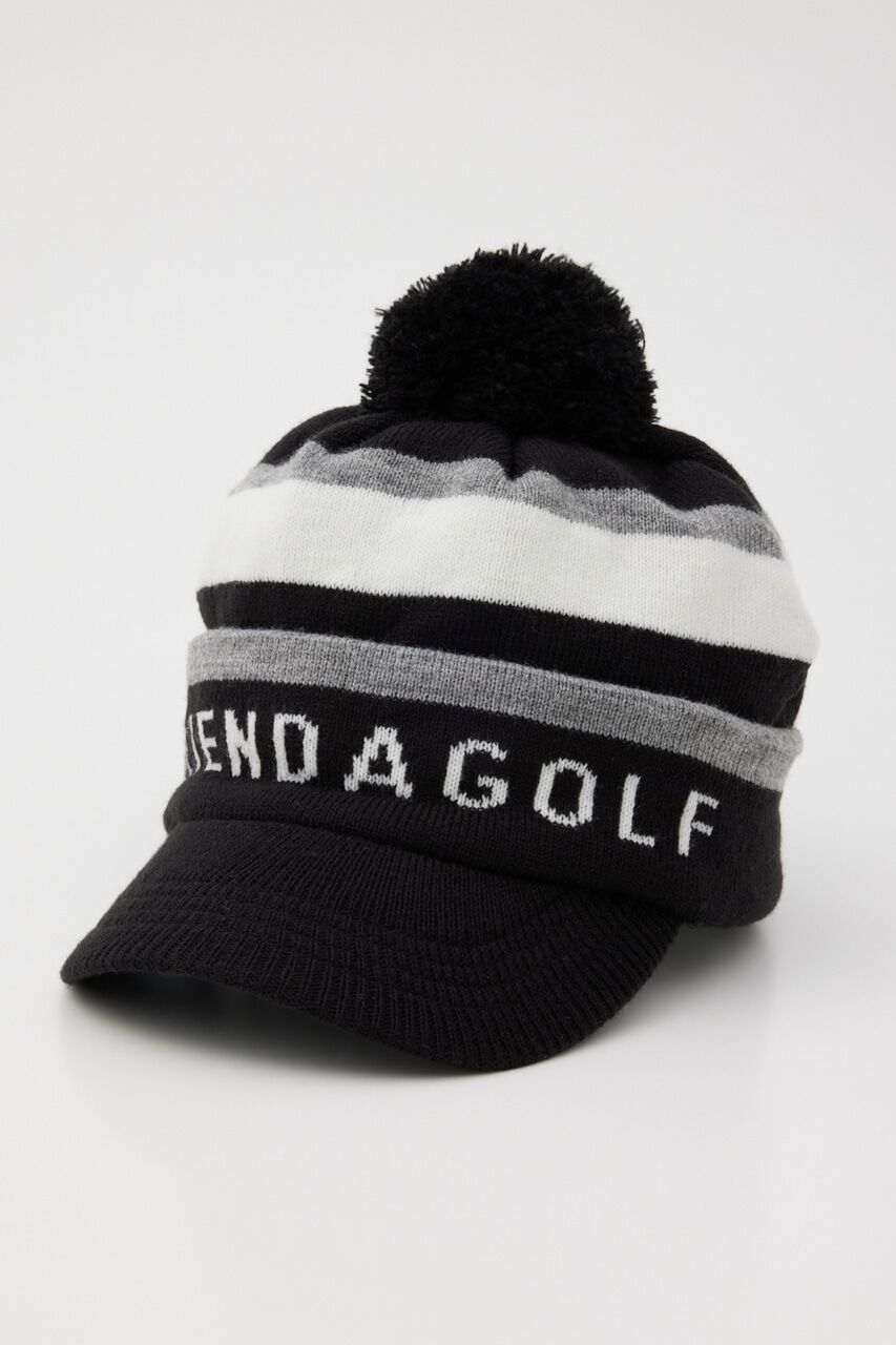 rienda「ボンボンロゴKnit キャップ」|その他|