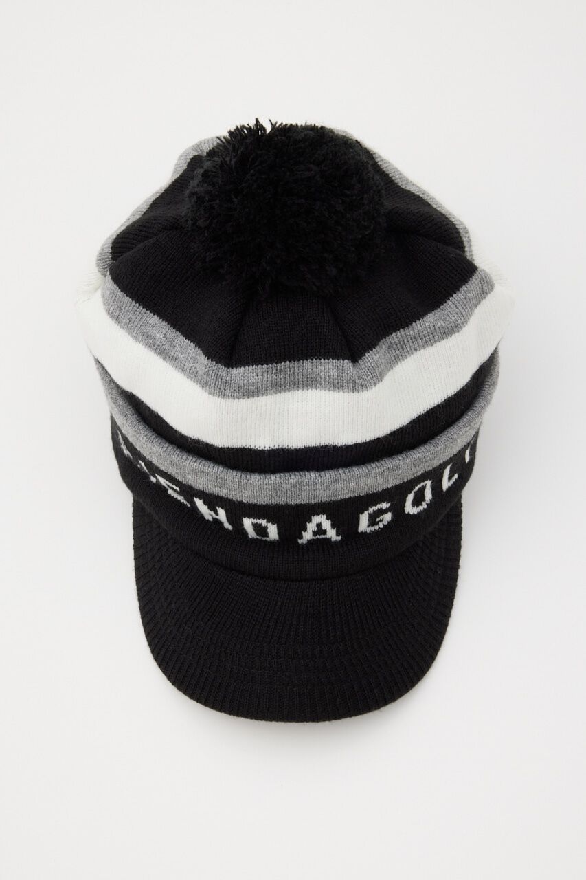 rienda「ボンボンロゴKnit キャップ」|その他|