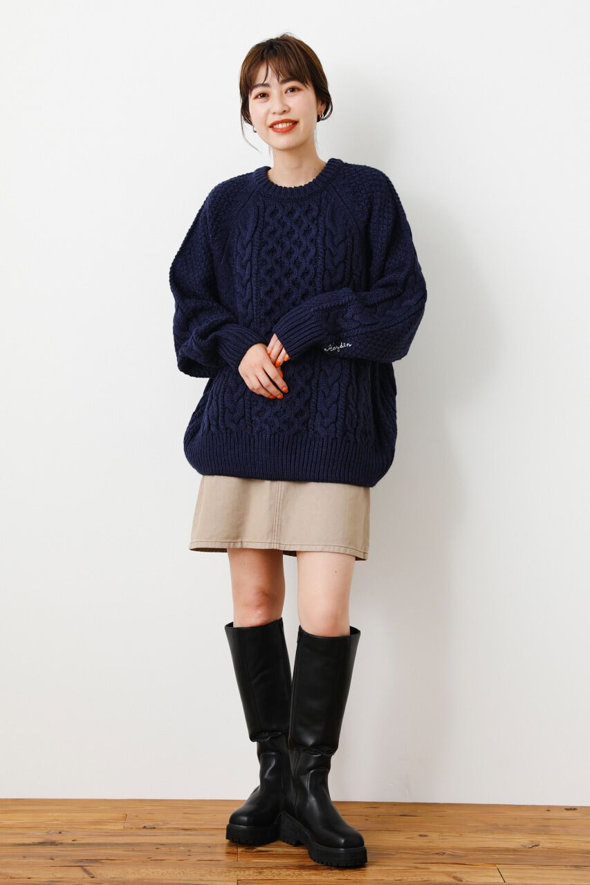 RODEO CROWNS「GOOD OLD フィッシャーマンニットトップス」|ニット・セーター|