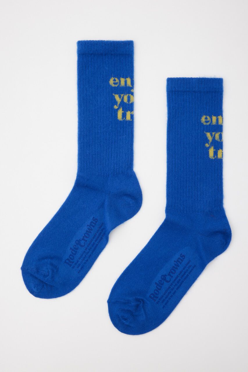 RODEO CROWNS「シャギーメッセージロゴソックス」|その他|BLU