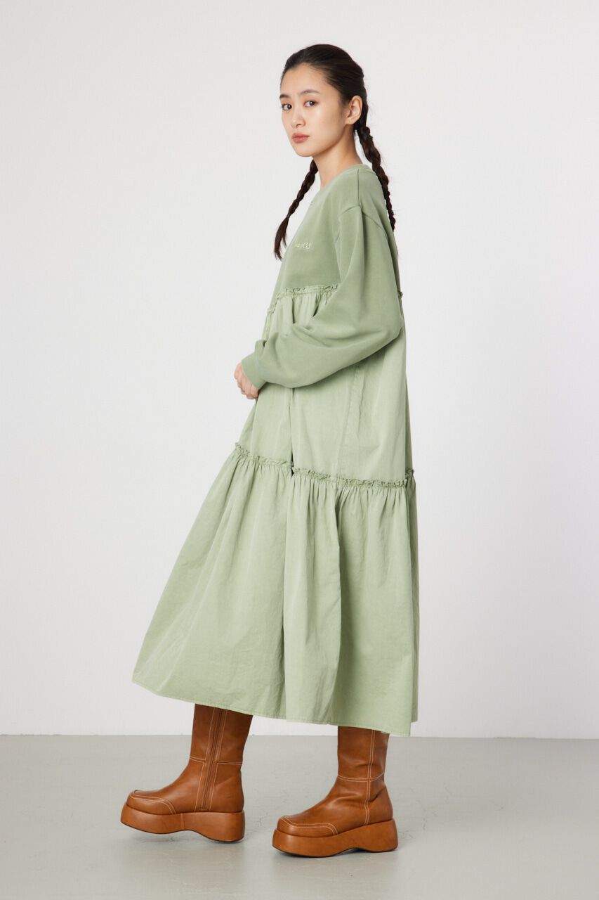 RODEO CROWNS「ピグメント布帛ドッキングワンピース」|ワンピース|