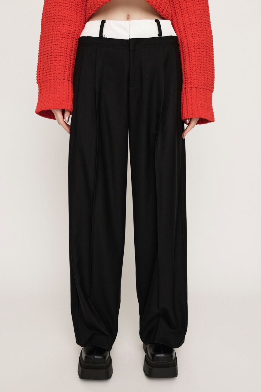 SLY「2 TUCKS LAYER STRAIGHT パンツ」|その他|