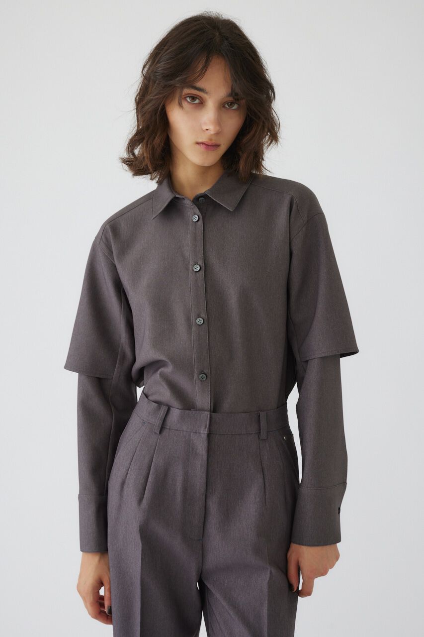 RIM.ARK 「Fake denim SH」|シャツ・ブラウス|GRY