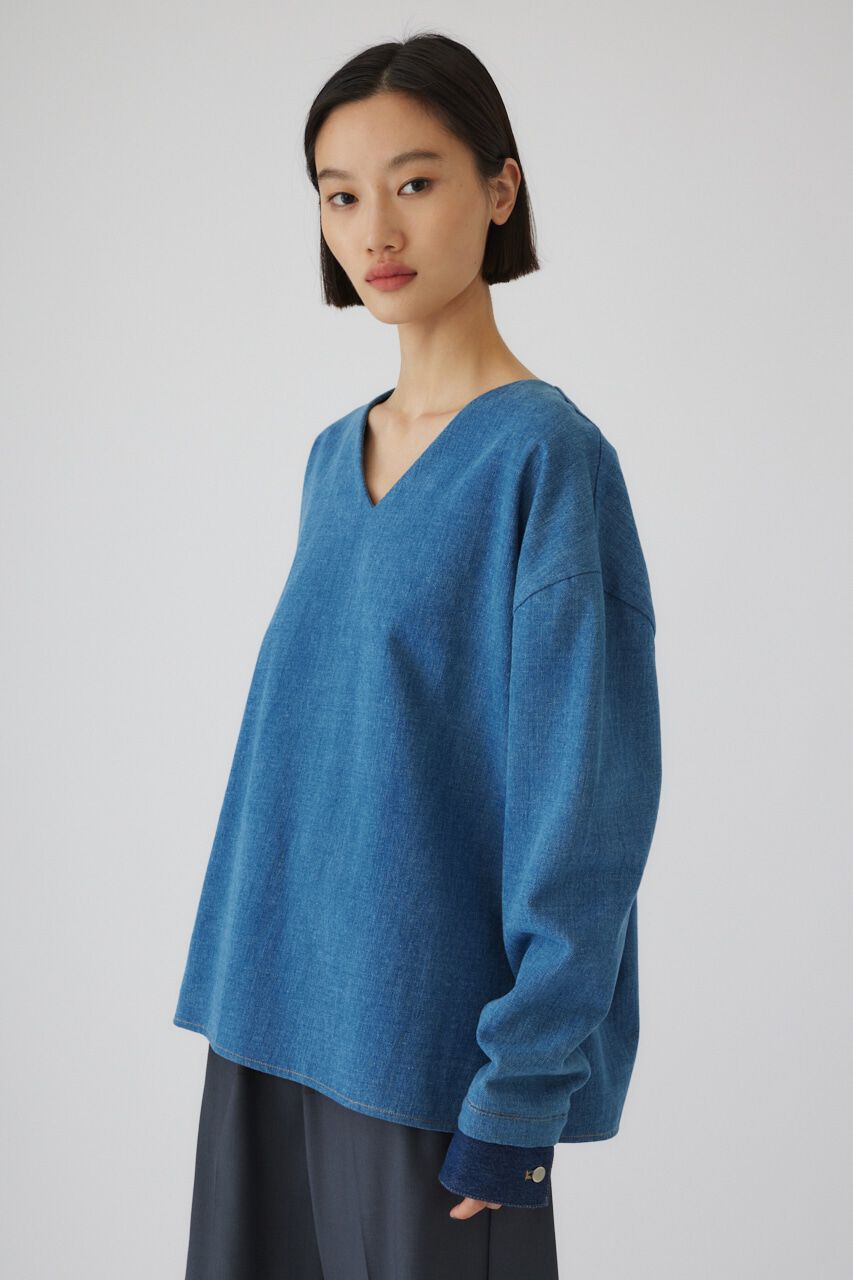 RIM.ARK 「Denim box PO」|シャツ・ブラウス|BLU