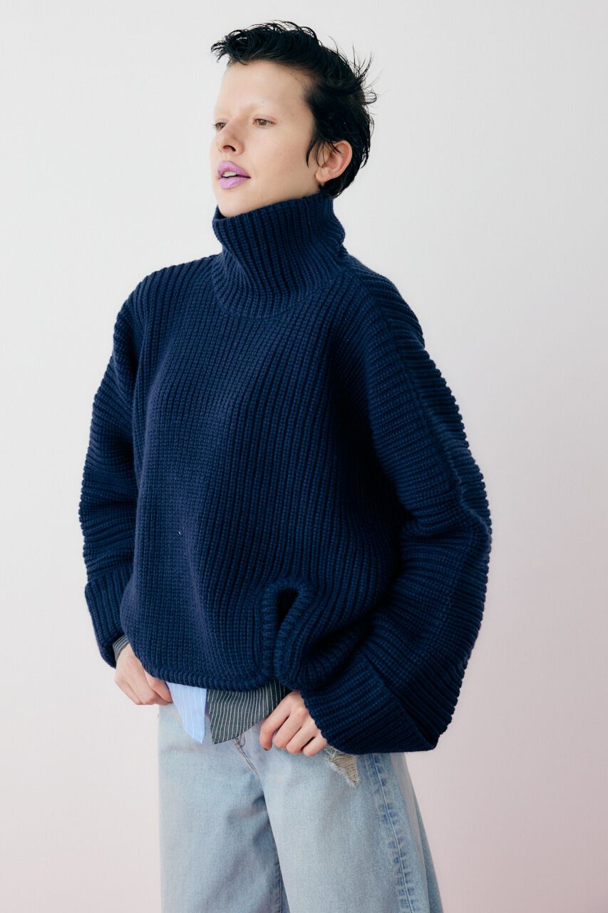 HeRIN.CYE「Back random hem tops」|ニット・セーター|