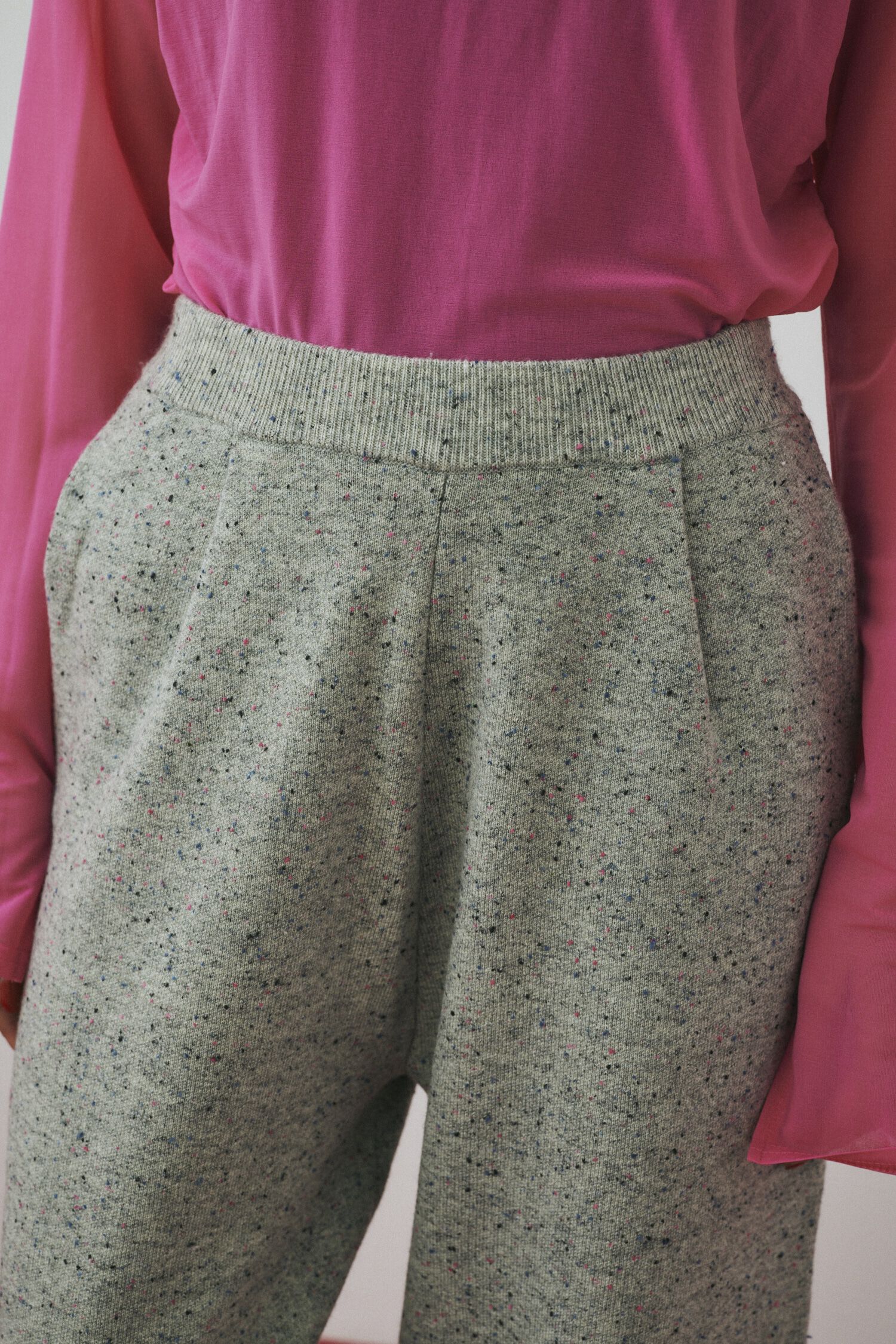 HeRIN.CYE「Nep cocoon knit pants」|その他|
