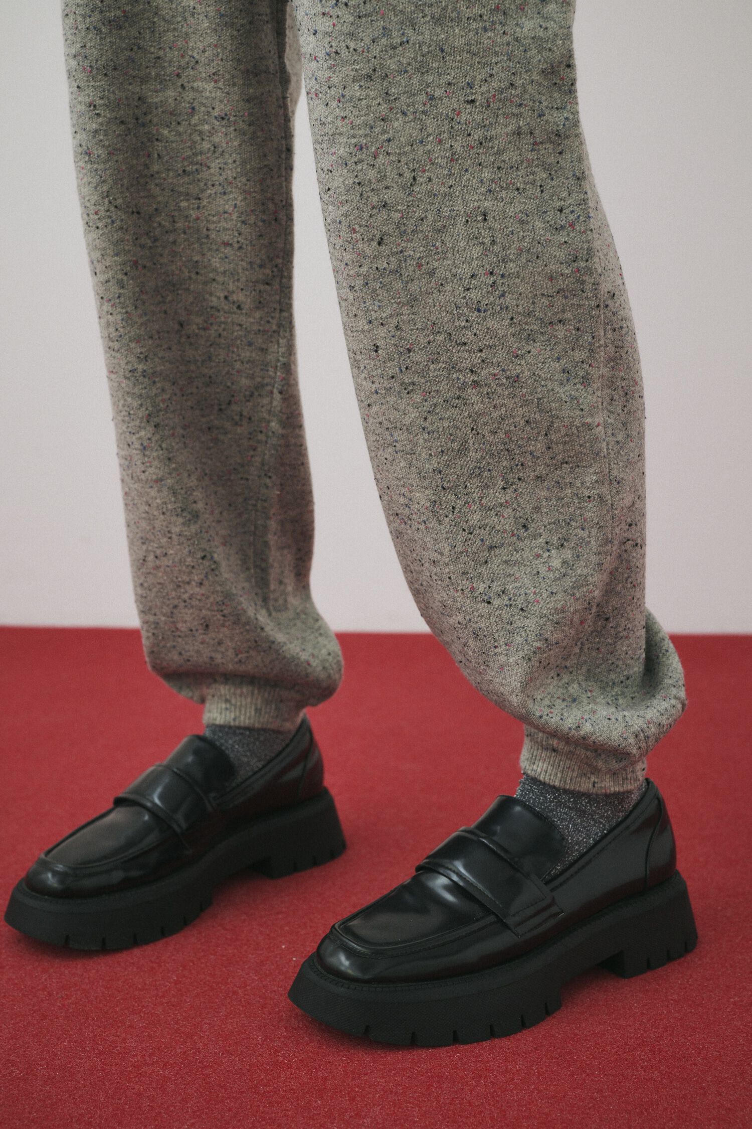 HeRIN.CYE「Nep cocoon knit pants」|その他|