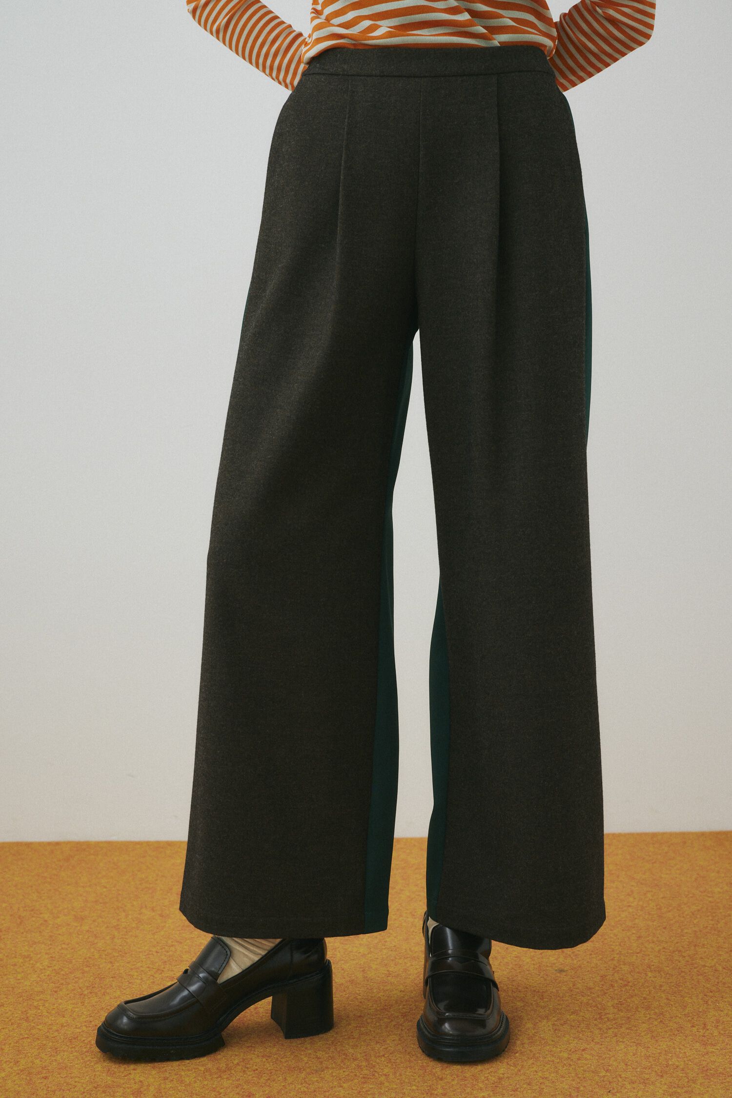 HeRIN.CYE「Bi color wide pants」|その他|