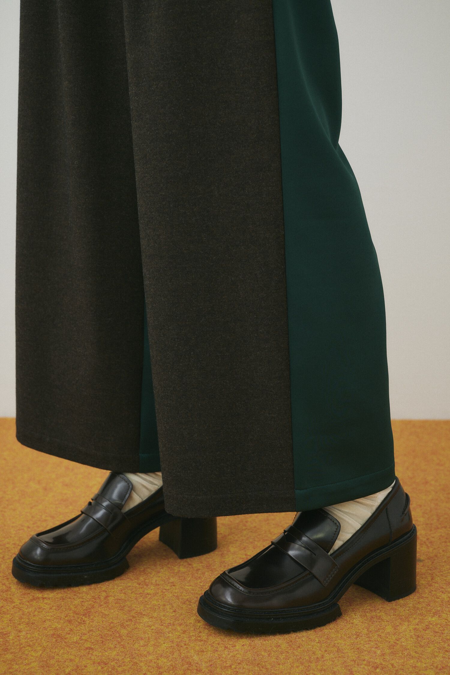 HeRIN.CYE「Bi color wide pants」|その他|