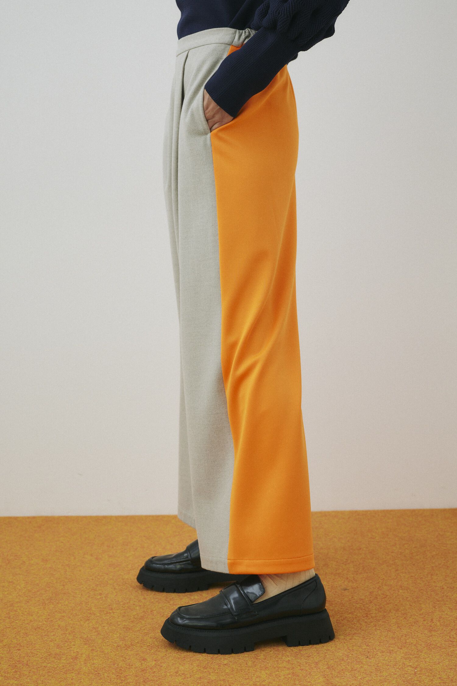 HeRIN.CYE「Bi color wide pants」|その他|