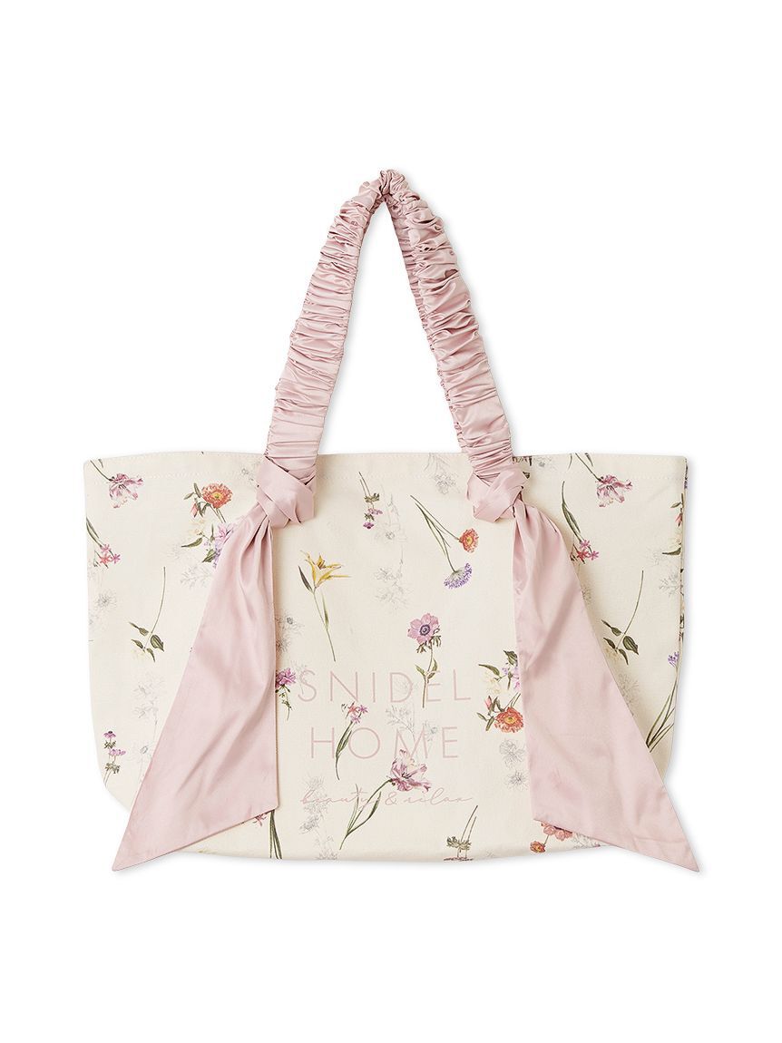 SNIDEL HOME「オーガニックキャンバストート -BIG-（FLOWER）」|トートバッグ|PNK