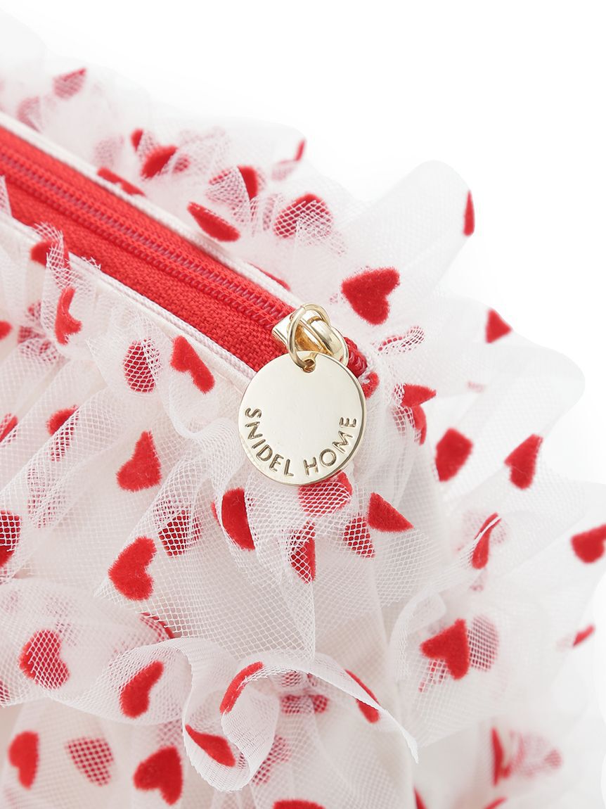 SNIDEL HOME「ハートチュールポーチ」|ポーチ|