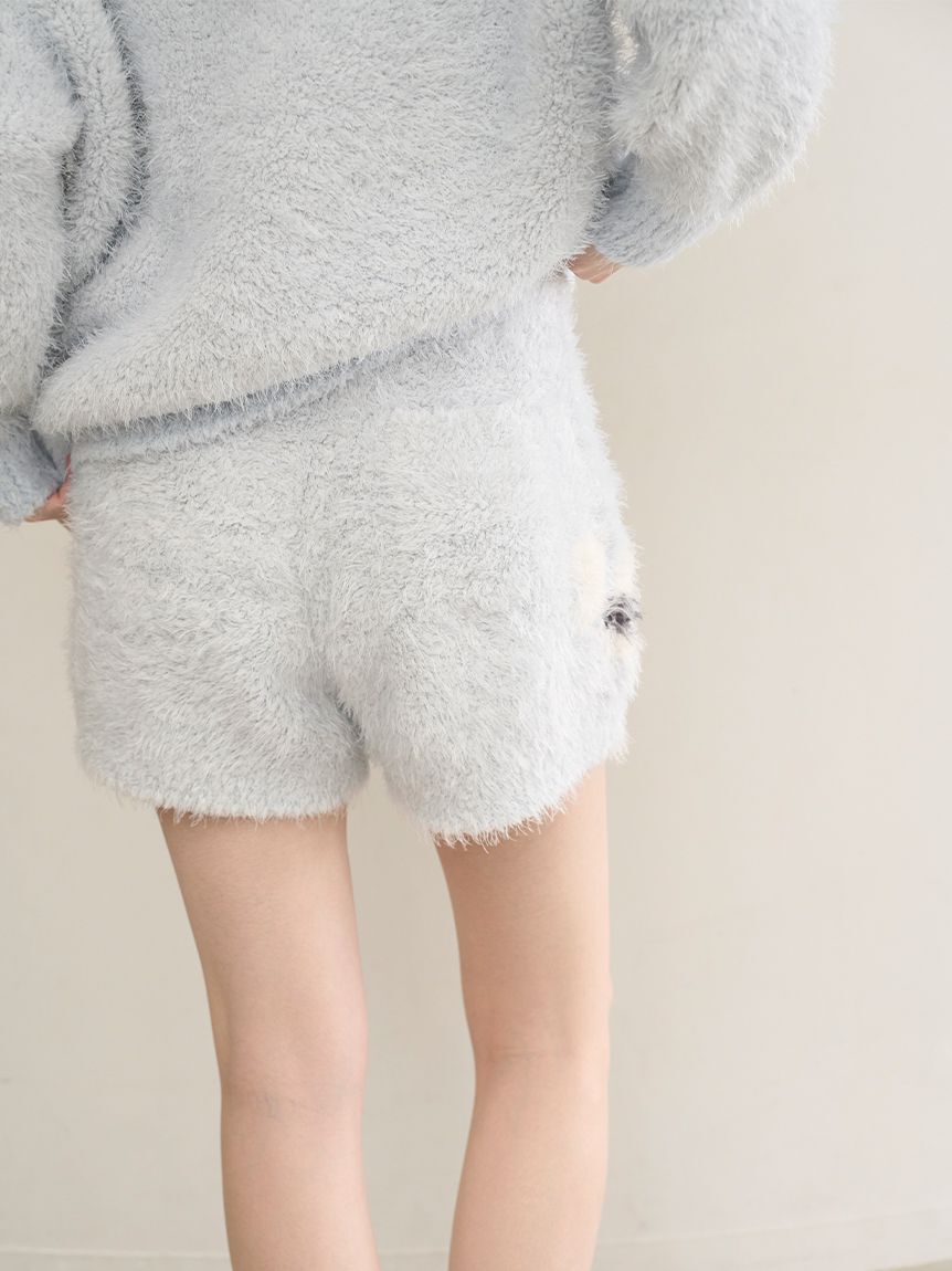 SNIDEL HOME「フラワージャガードニットショートパンツ」|ルームウェア|