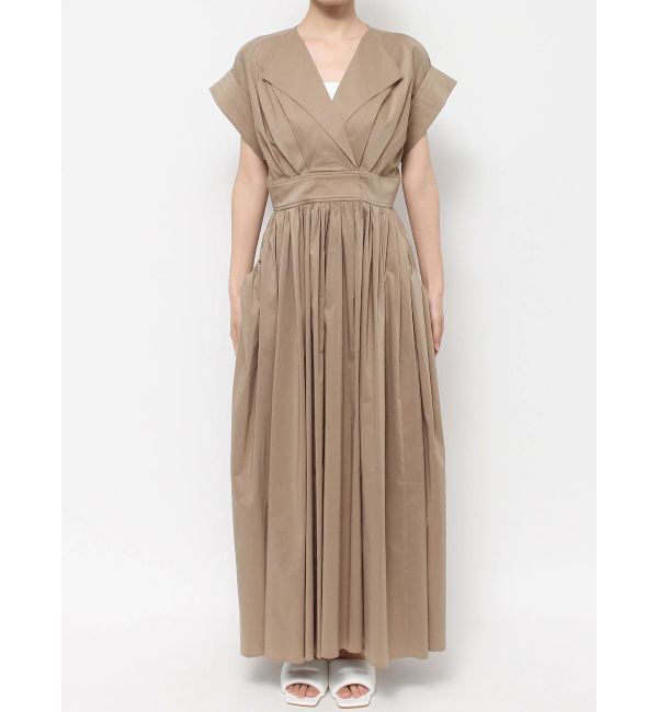 ELENDEEK「OPEN COLLAR SHIRT OP」|ワンピース|