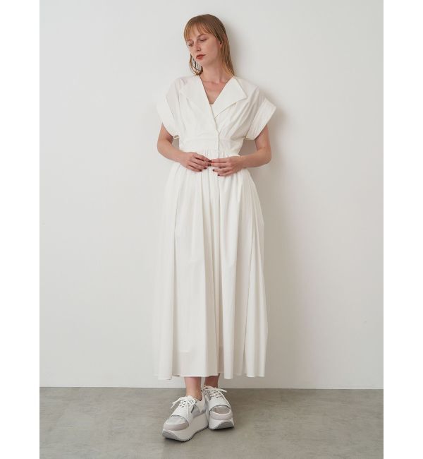 ELENDEEK「OPEN COLLAR SHIRT OP」|ワンピース|