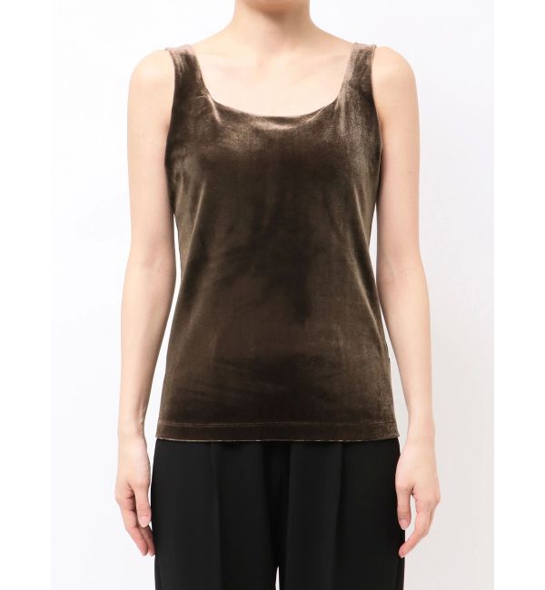 ELENDEEK「VELOUR PAD TANK」|タンクトップ|