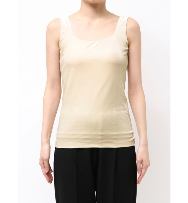 ELENDEEK「VELOUR PAD TANK」|タンクトップ|