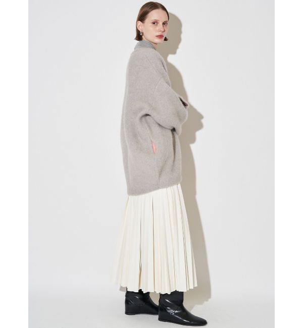 ELENDEEK「FAUX LEATHER PLEATS SK」|スカート|