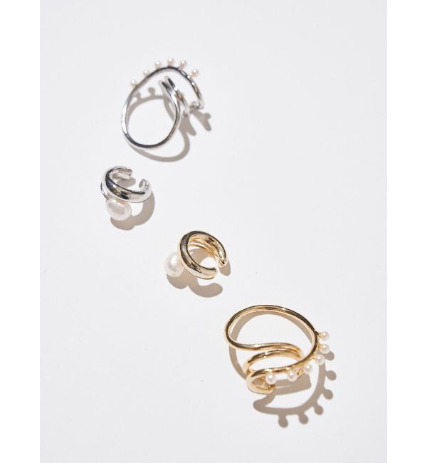 ELENDEEK「ASYMMETRY EAR CUFF」|イヤーカフ|