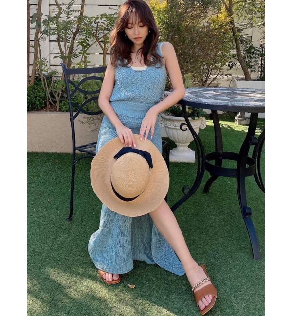 RESEXXY「ディープスリットロングニットスカート【セットアップ着用可能】」|スカート|