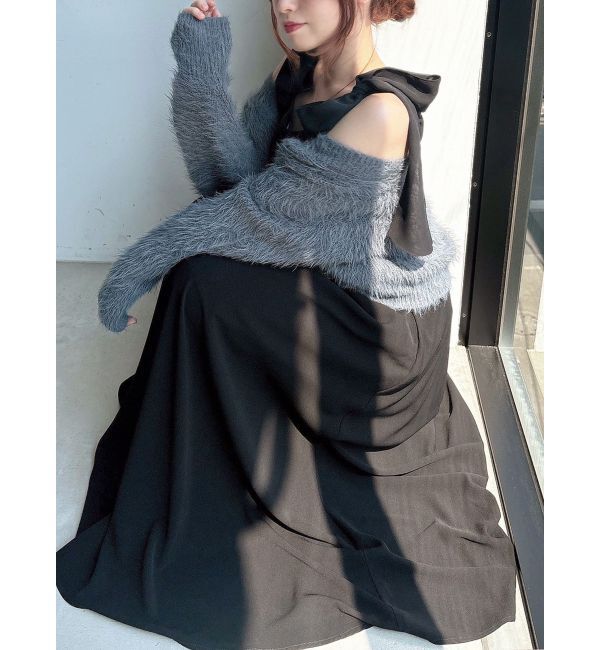 RESEXXY「シャギーニットカーディガン」|カーディガン|