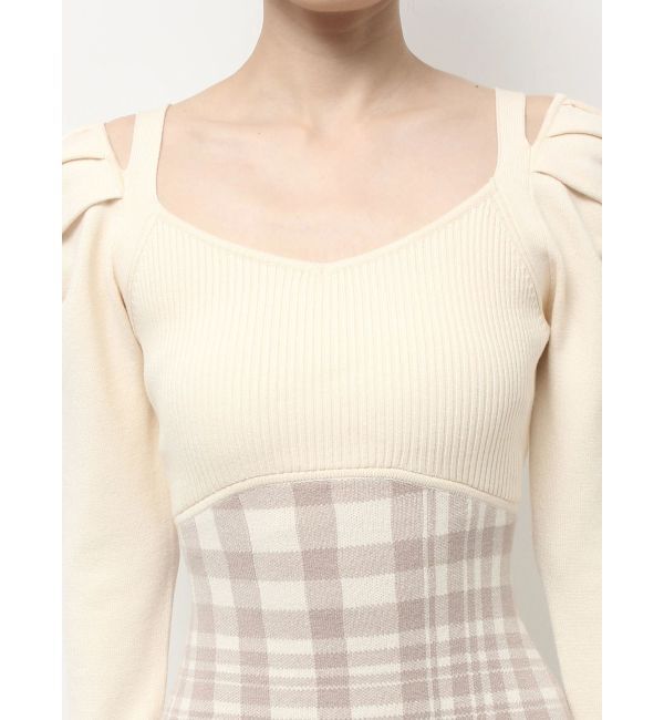 RESEXXY「ショルダーオープンマーメイドニットワンピース」|ワンピース|