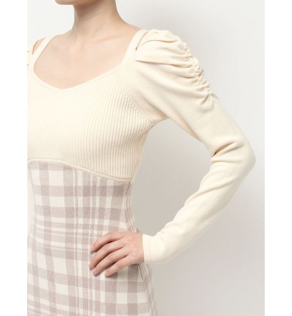 RESEXXY「ショルダーオープンマーメイドニットワンピース」|ワンピース|