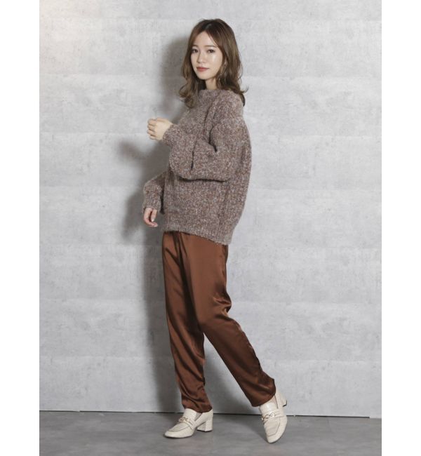 dazzlin「サテンストレートボタンパンツ」|その他|