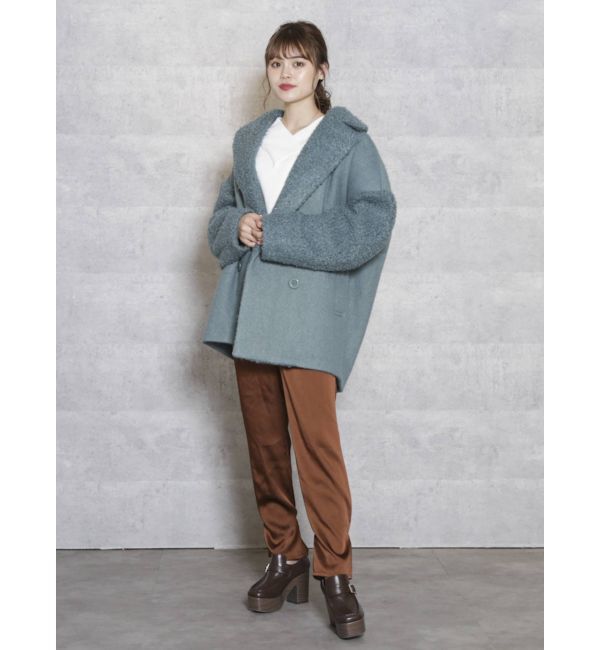 dazzlin「サテンストレートボタンパンツ」|その他|