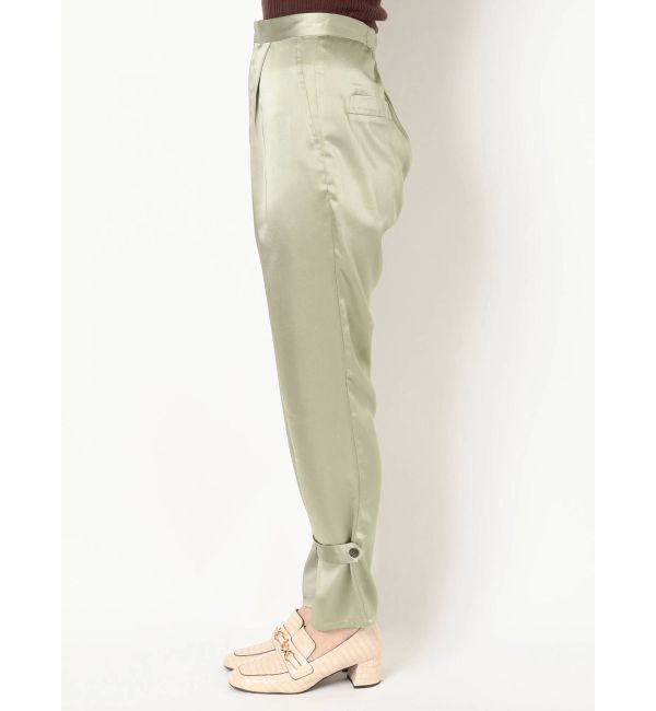 dazzlin「サテンストレートボタンパンツ」|その他|