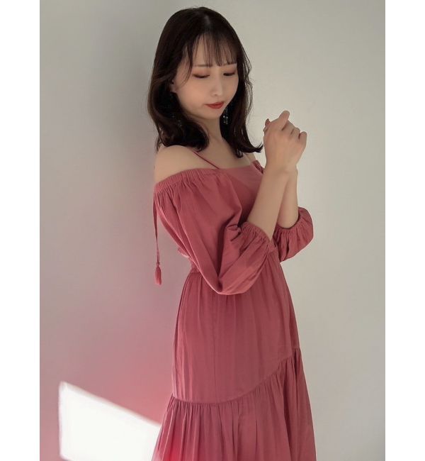 dazzlin「バックオープンボリュームコットンワンピース」|ワンピース|